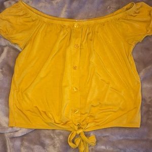 off the shoulder crop top from tillys